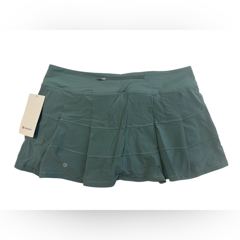 Lululemon Pace Rival Mid Rise Skirt in Tidewater Teal - Picture 6 of 9